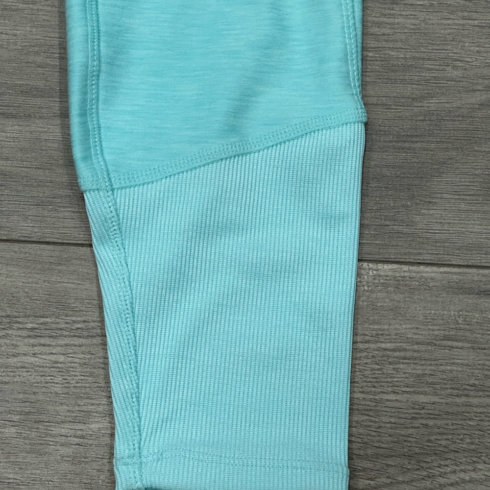 Women's MTA Sport Small Teal Pants Leggings Pull On Stretch Pockets Active NWT - Picture 6 of 9